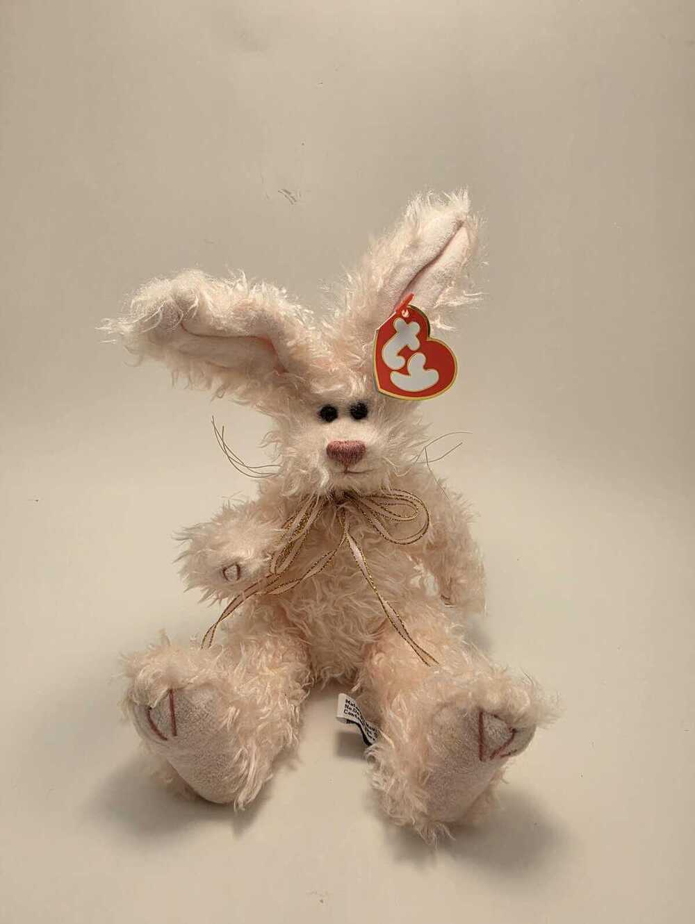 Ty Attic Treasure “Blush" the Jointed Bunny Rabbit (8 inch)